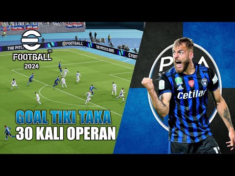 adagaming168 x BEWOKWIN - Goal Tiki Taka eFootball 2024 PS4 Gameplay || 30 Operan Pendek