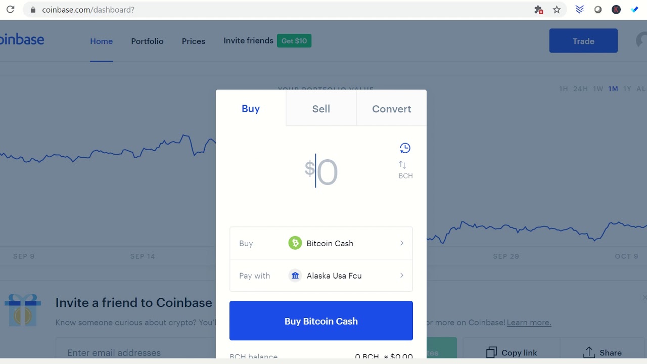 how to buy bitcoin cash on coinbase