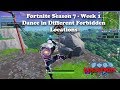 Fortnite Dance Forbidden Locations Season 7