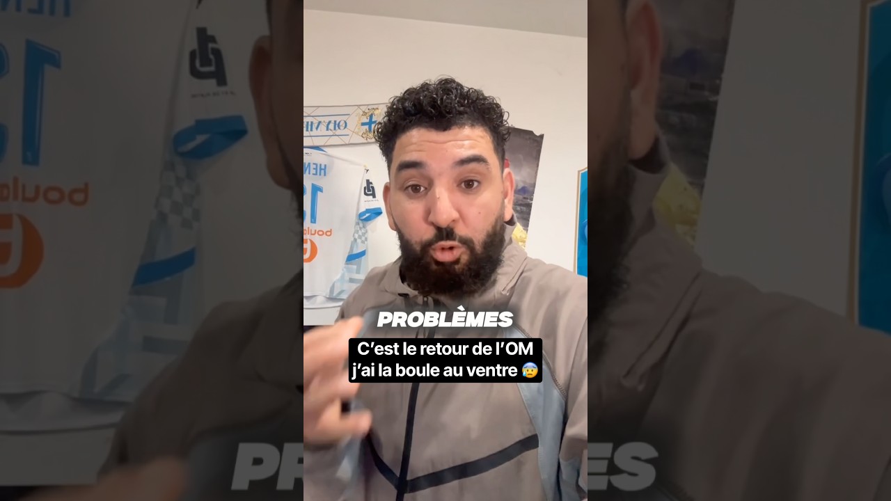 C’est le retour de l’OM j’ai la boule au ventre 😰