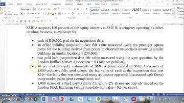 BASIC BUSINESS COMBINATIONS - PART 3(a)
