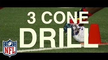 NFL 101: The 3 Cone Drill | NFL Combine
