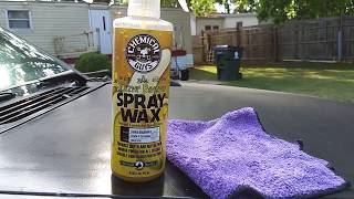 Chemical Guys Blazin Banana Spray Wax Review on my Nissan GTR