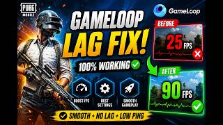PUBG MOBILE # gameloop# lag fix fps bost windows optimize