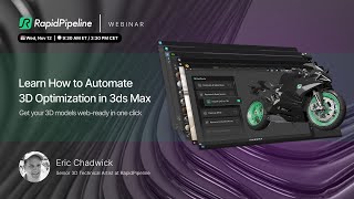 Webinar: From 3ds Max to Web & XR  Optimize your 3D models in one click