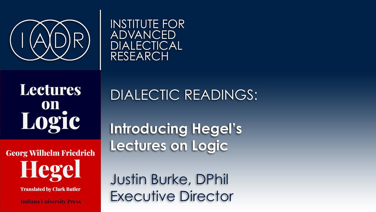 Introducing Hegel's Lectures on Logic