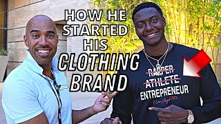 How to start a clothing line Justin Owens rapper-athlete-Entrepreneur