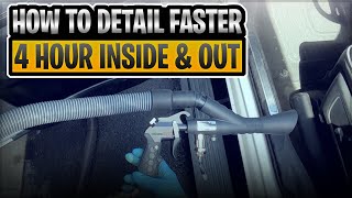 How To Detail Faster: Full Truck Inside & Out in 4 Hours