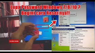 Cara Mudah Reset Password Windows Yang Sudah Tidak Bisa Login dengan hiren boot.!