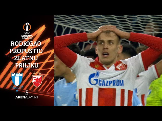 RODRIGAO PROPUSTIO ZLATNU PRILIKU | Malmö - Crvena zvezda  | 22.01.2026.