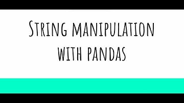 String Manipulation with Pandas