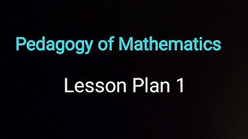 Lesson Plan of Mathematics (1) B.Ed Sem 3 for Class 10