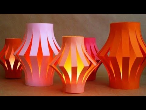 How to make a paper lantern/pravljenje lapiona od papira
