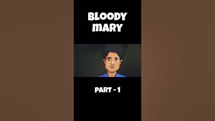 Bloody Mary part - 1 | Horror Story | The Dark Cast India  |