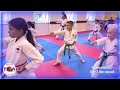 Karate training at ika karate academy