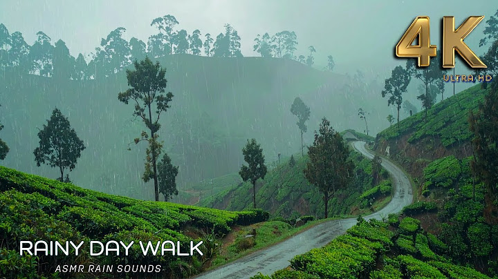 Rainy Day Bliss: Walking in a Misty Mountain Village | ASMR Rain Walks Compilation for Deep Sleep