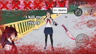 killing my rivals🤭💕 || yandere chan simulator 1.2 android || +Dl link🔗🩸