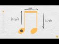 Eighth notes  3minute breathing exercise for musicians  everyone deepbreathing musiceducation