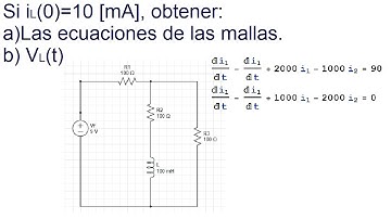 Sistema eléctrico de primer orden con entrada escalón