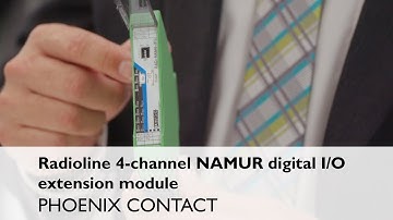 Radioline 4-channel NAMUR digital I/O extension module