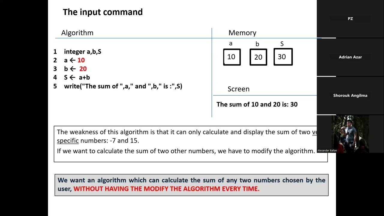2024/11/08 ENG The input command + Exercises 10,11 - YouTube