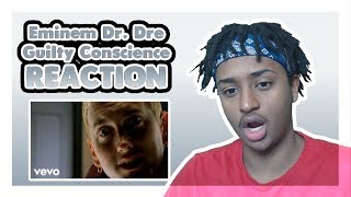 FIRST TIME LISTENING TO Eminem Feat Dr. Dre - Guilty Conscience | OLD SCHOOL HIP HOP REACTION