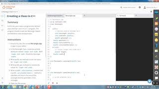 Lesson 10 Rectangle cplusplus Creating a Class
