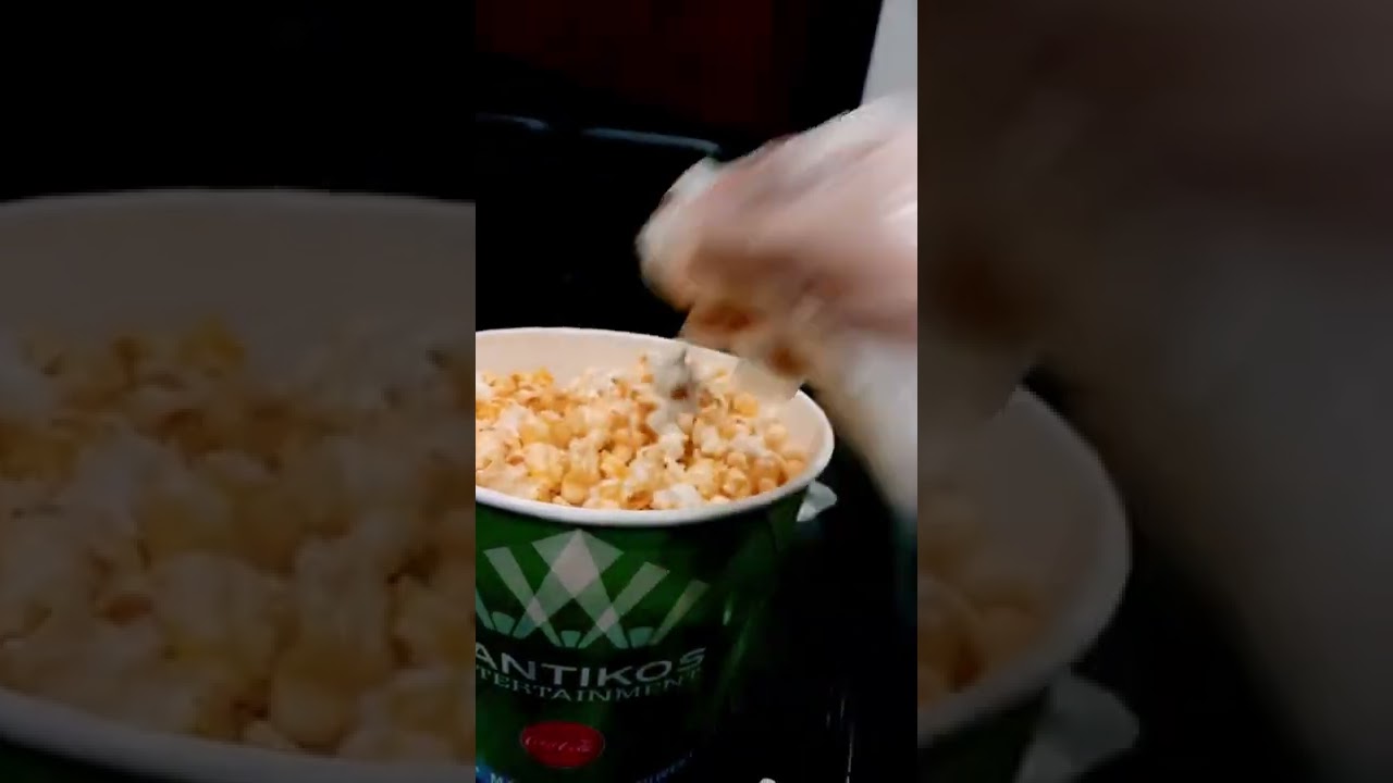 🍿🍿🍿 Eating Popcorn Sound inside the Movie Theater 
