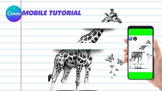 Photo Manipulation in Canva Tutorial to create 3D Pencil Sketch Effect screenshot 1