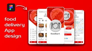 food Delivery App design in figma with Prototype | Mobile App Design #figmatutorial  #uidesign #uxui screenshot 5