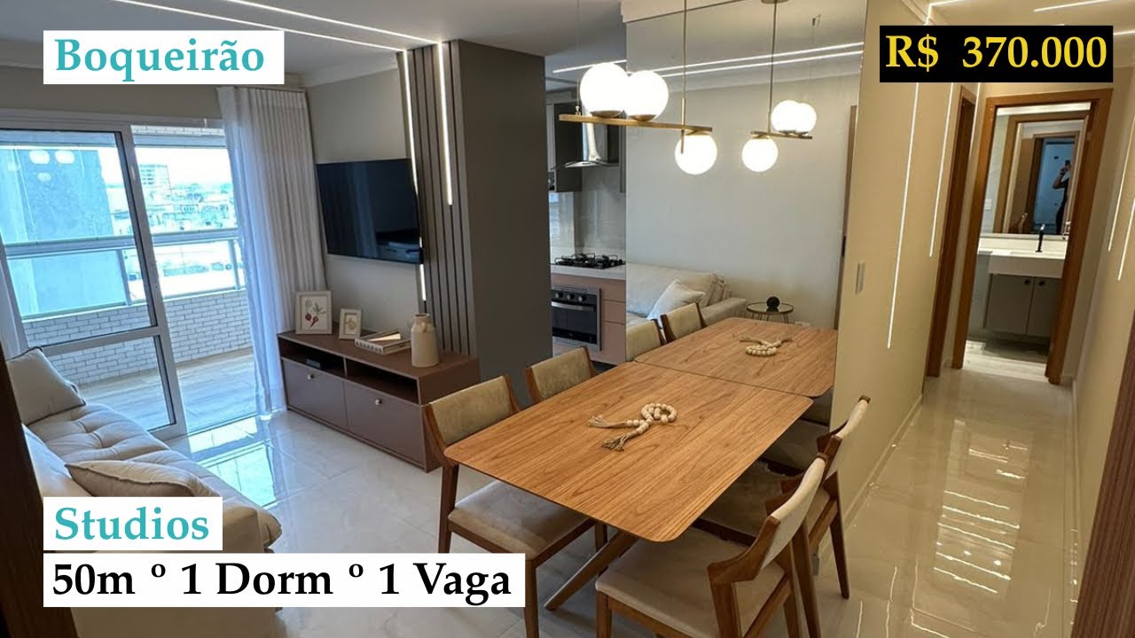 #1 PETTRA BOQUEIRÃO: O Novo Conceito de Flat Service na Praia Grande (Investimento ou Moradia!)