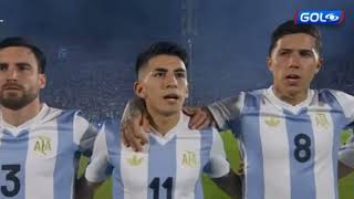 Argentina National Anthem Vs Uruguay - Fifa World Cup Qualifiers 2026