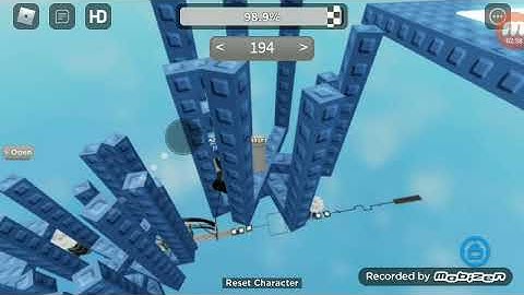 No jumping difficulty chart obby (194-195 stages)