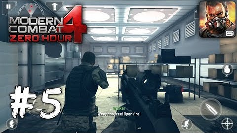 Modern Combat 4 Zero Hour Android Walkthrough Part 4 Mission 4 Threatcon Delta(Android Game AR)