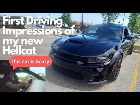 Driving a Dodge Charger Hellcat