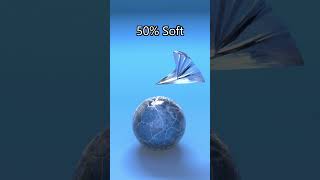 0% Vs 100% Icy Cone Physics Simulation