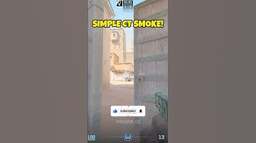 SIMPLE CT SMOKE! #shorts #counterstrike #cs2 #dust2