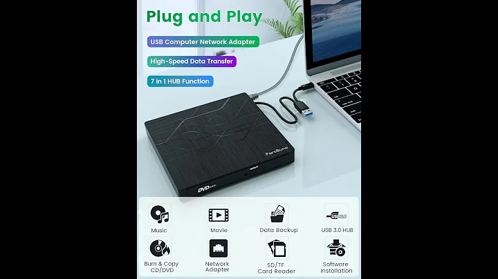 Super External CD DVD Drive Review & Demo 2025