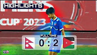 HIGHLIGHTS: NEPAL  0-2  JORDAN | AFC Asian Cup Qualifier 2022