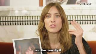 We asked Alexa Chung about her most iconic hair looks