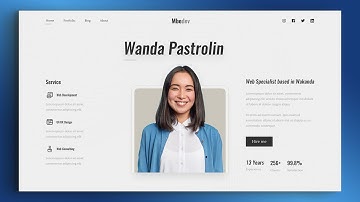 Bootstrap 5 | Responsive Portfolio Landing Page | HTML, CSS & Bootstrap 5 | Step by Step Tutorial