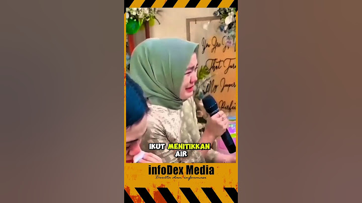 semua menangis melihat momen ini