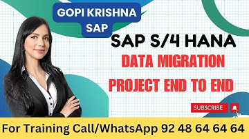 SAP S4 HANA DATA MIGRATION PROEJCT #SAP #sapbasis #sapmm #sapfico #sapsd #abap #migration #data