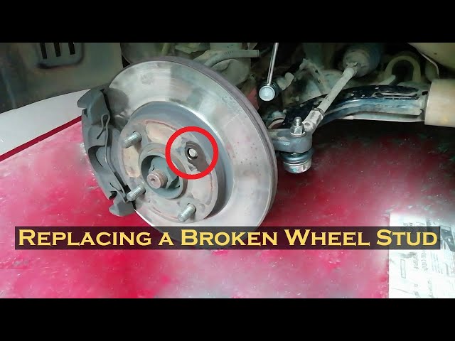 Replacing Wheel Stud | Broken Wheel Stud | Broken lug nut | - YouTube