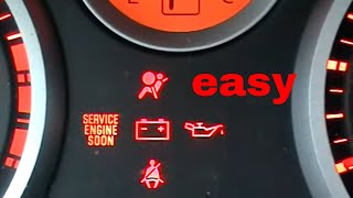 How to reset airbag light on nissan 350z #7