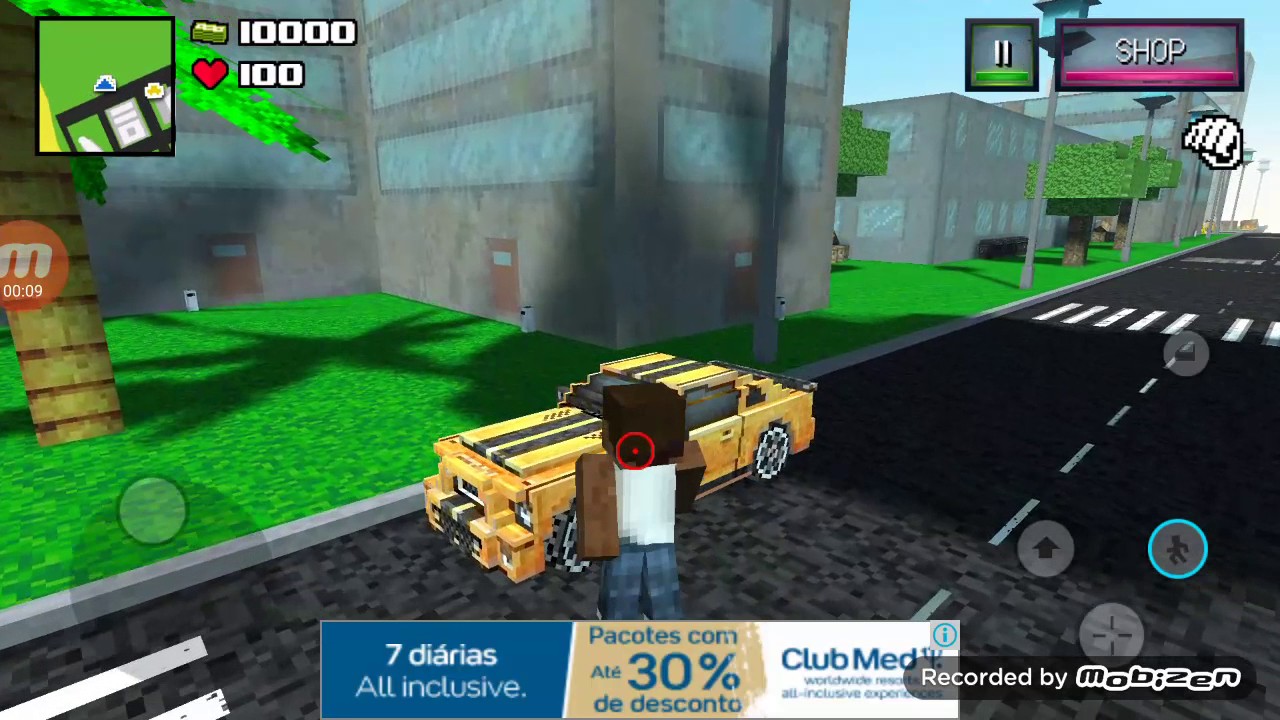 block city Wars mod do camaro amarelo