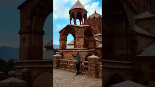 St. Stepanos Church Of Jolfa In Autumn With The Presence Of German Tourists.