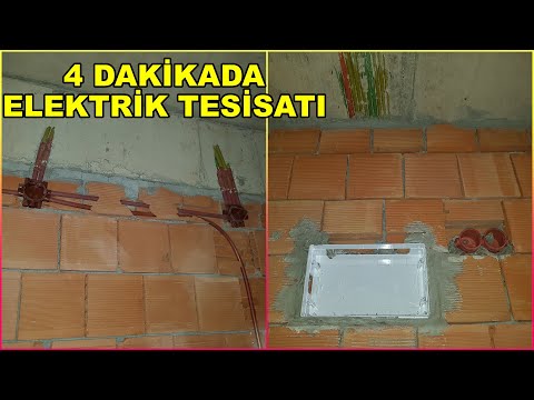 4 DAKİKADA #ELEKTRİK #TESİSATI / TEMİZ #İŞÇİLİK VE #ŞANTİYECİLER İÇİN ÖNEMLİ #BİLGİLER