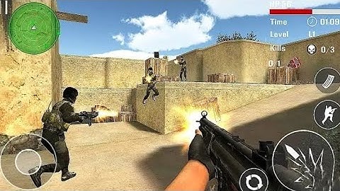 FPS Strike Ops 3D – Modern Commando Gun Shooting Game | Android Gameplay