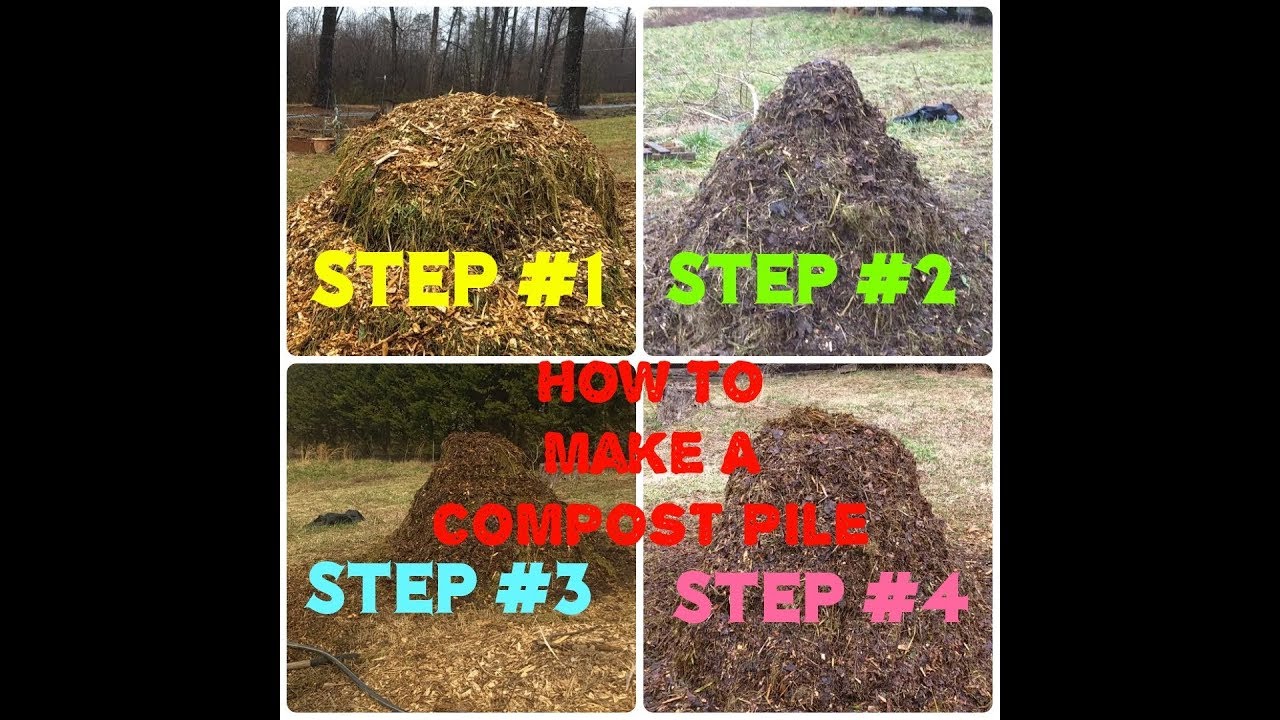 Step 4 How To Build A Compost Pile (18 Day Hot Composting Method) YouTube